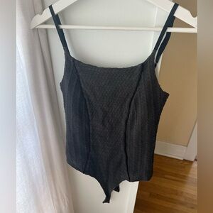 GRIPP dark grey thong bodysuit size XS